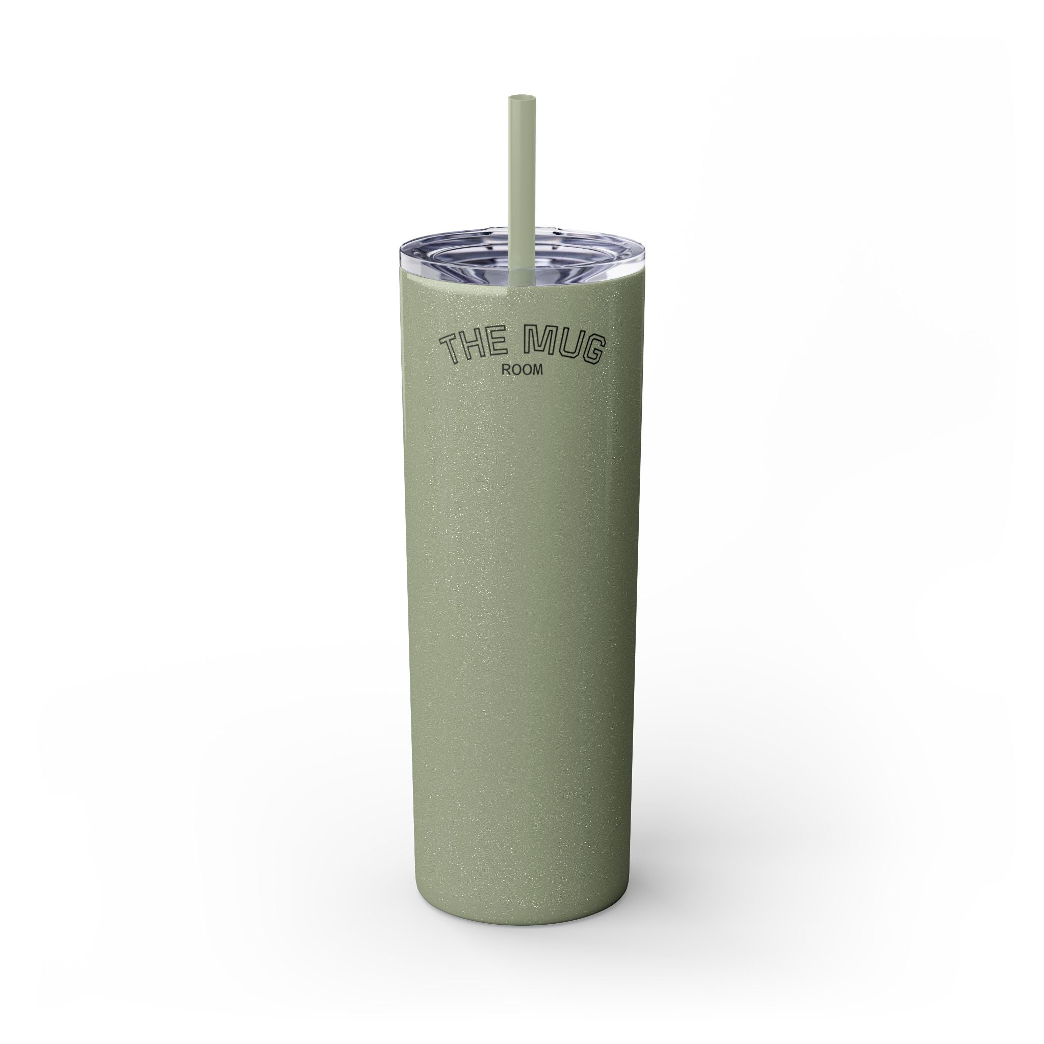 Skinny 20oz Straw Tumbler – 'The Mug Room' Minimalist Insulated Travel Cup