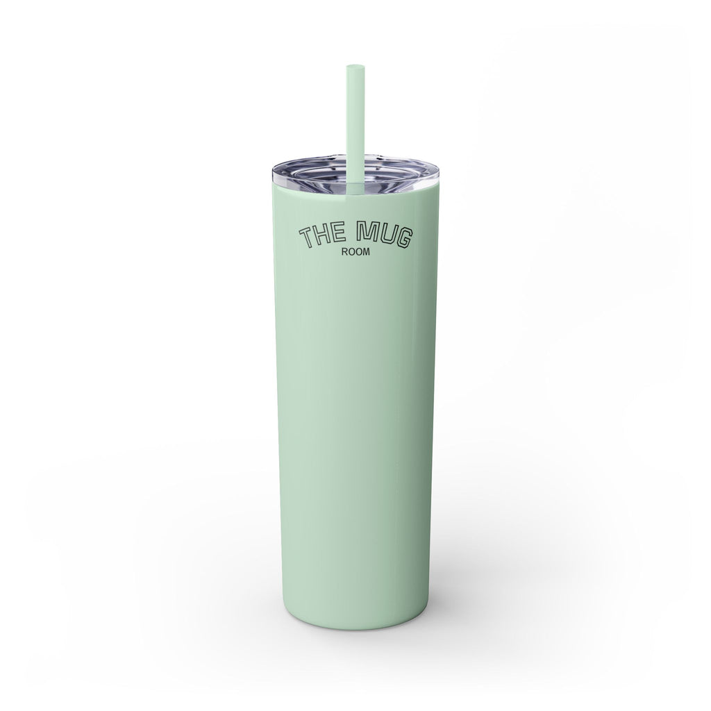 Skinny 20oz Straw Tumbler – 'The Mug Room' Minimalist Insulated Travel Cup