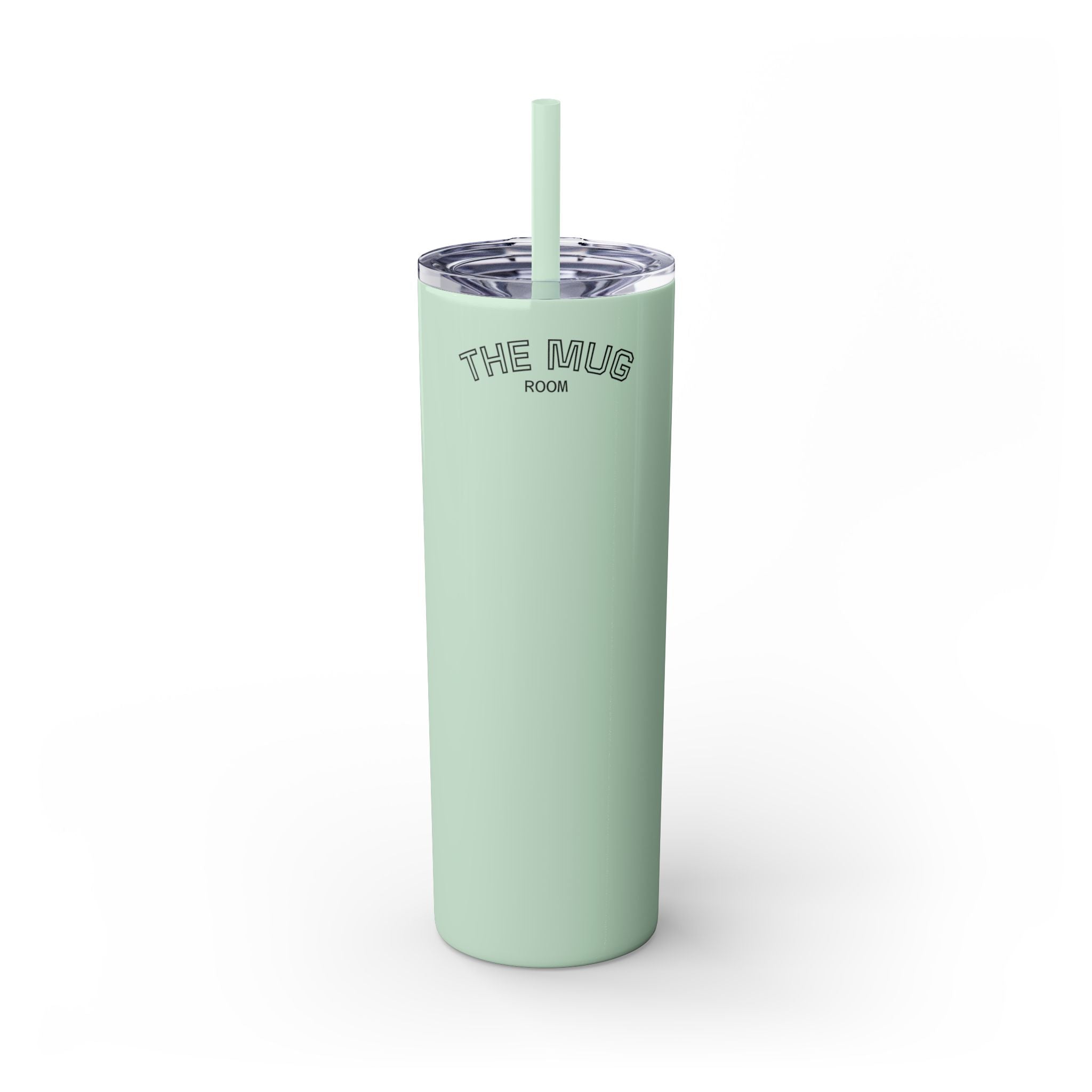 Skinny 20oz Straw Tumbler – 'The Mug Room' Minimalist Insulated Travel Cup