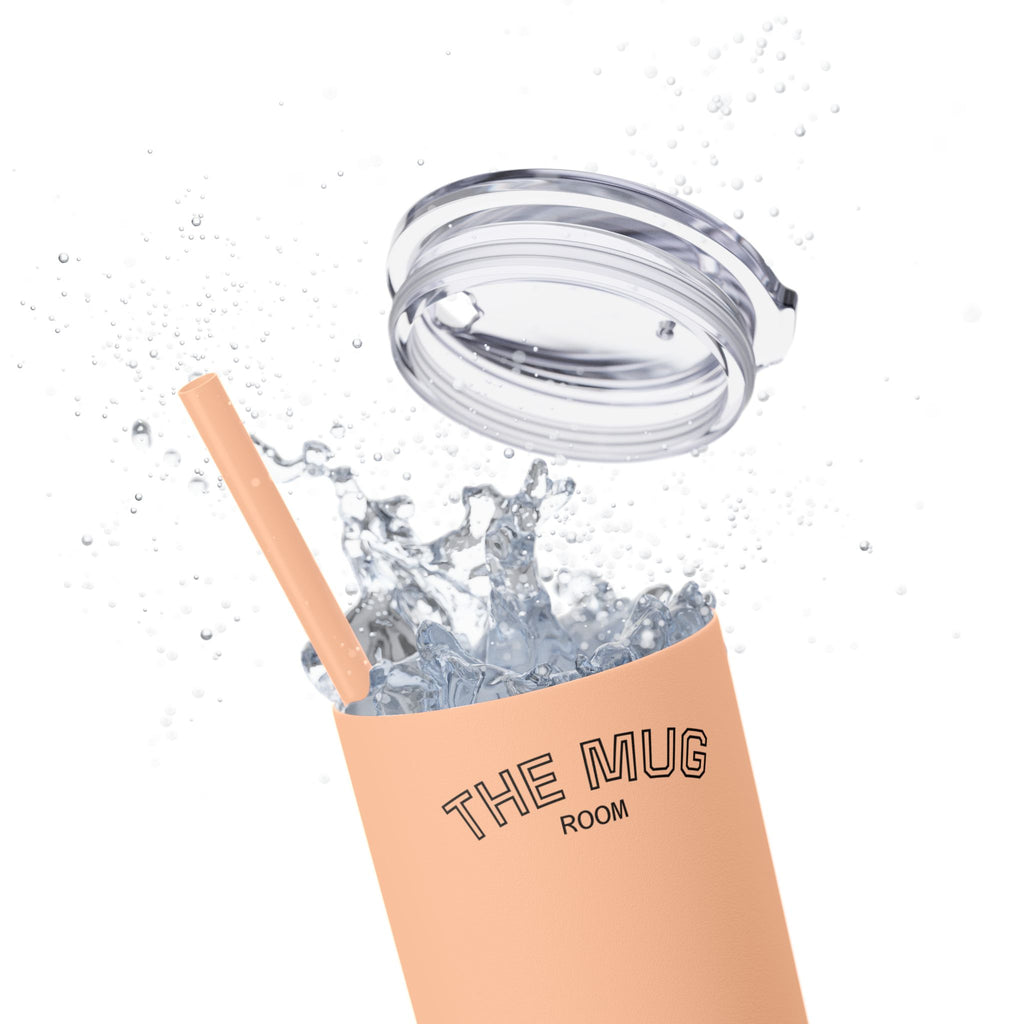 Skinny 20oz Straw Tumbler – 'The Mug Room' Minimalist Insulated Travel Cup