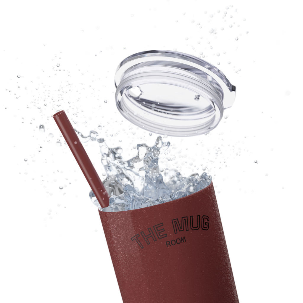 Skinny 20oz Straw Tumbler – 'The Mug Room' Minimalist Insulated Travel Cup