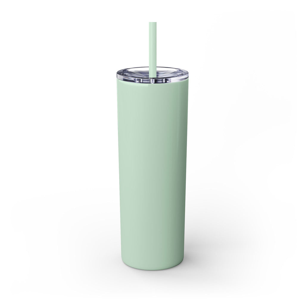 Skinny 20oz Straw Tumbler – 'The Mug Room' Minimalist Insulated Travel Cup