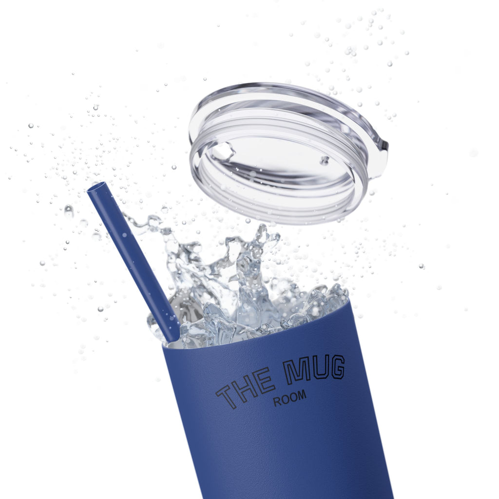 Skinny 20oz Straw Tumbler – 'The Mug Room' Minimalist Insulated Travel Cup