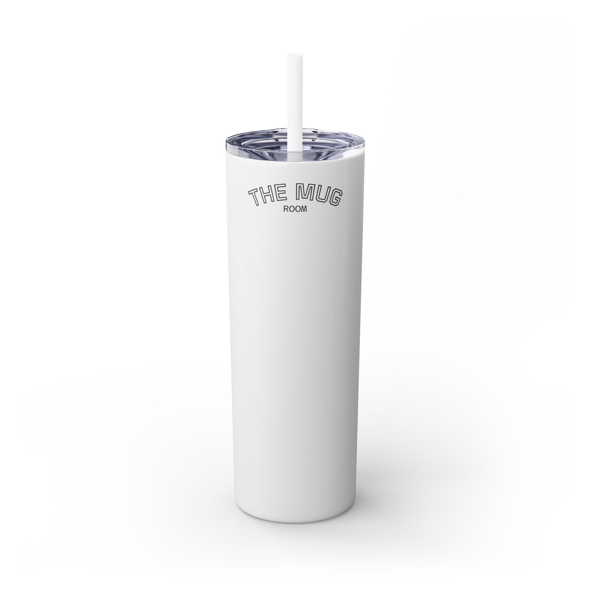 Skinny 20oz Straw Tumbler – 'The Mug Room' Minimalist Insulated Travel Cup