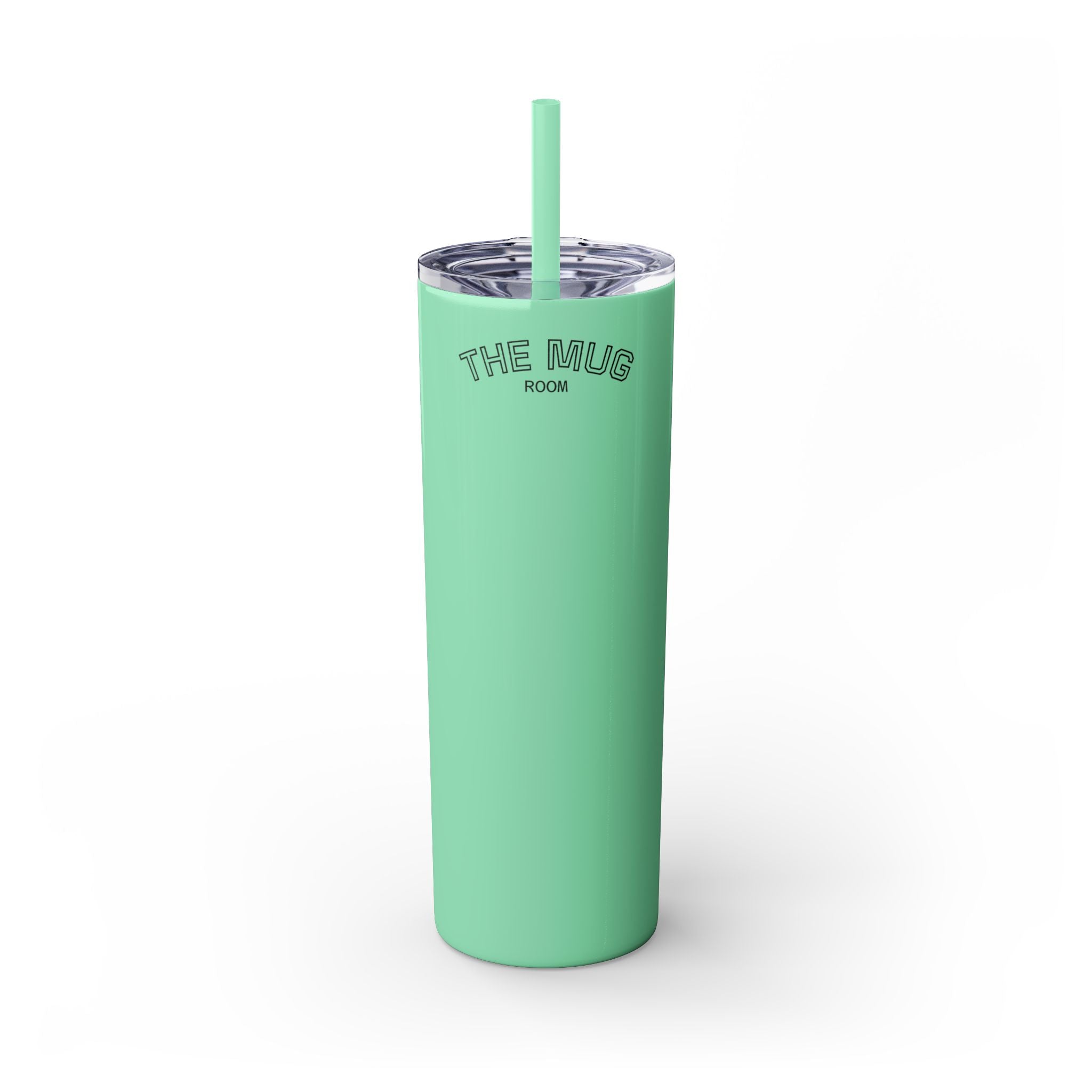 Skinny 20oz Straw Tumbler – 'The Mug Room' Minimalist Insulated Travel Cup
