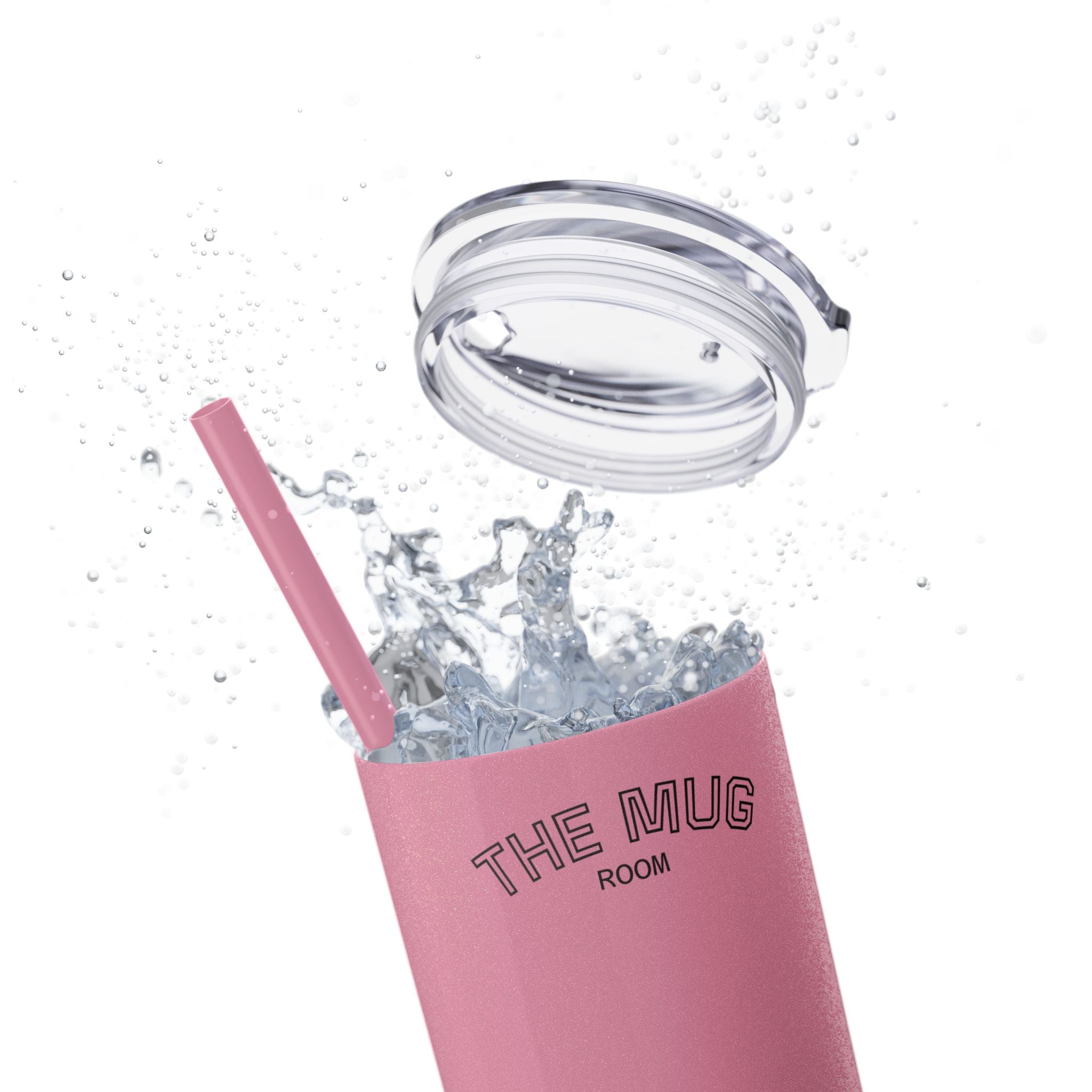 Skinny 20oz Straw Tumbler – 'The Mug Room' Minimalist Insulated Travel Cup