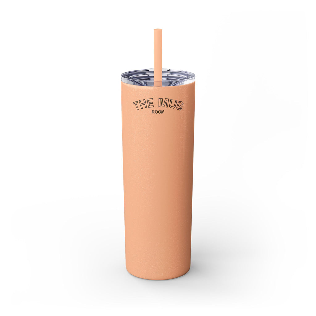 Skinny 20oz Straw Tumbler – 'The Mug Room' Minimalist Insulated Travel Cup