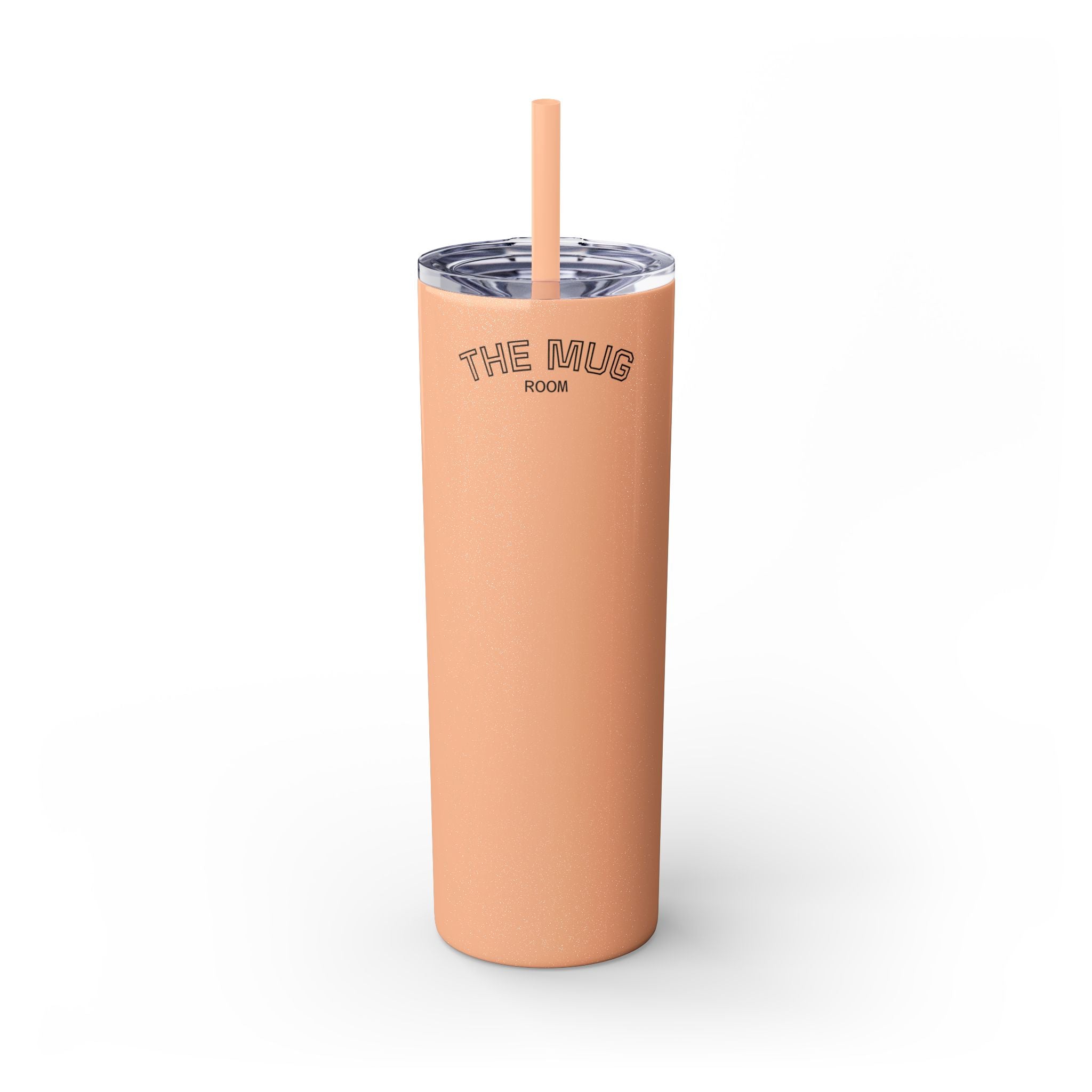 Skinny 20oz Straw Tumbler – 'The Mug Room' Minimalist Insulated Travel Cup
