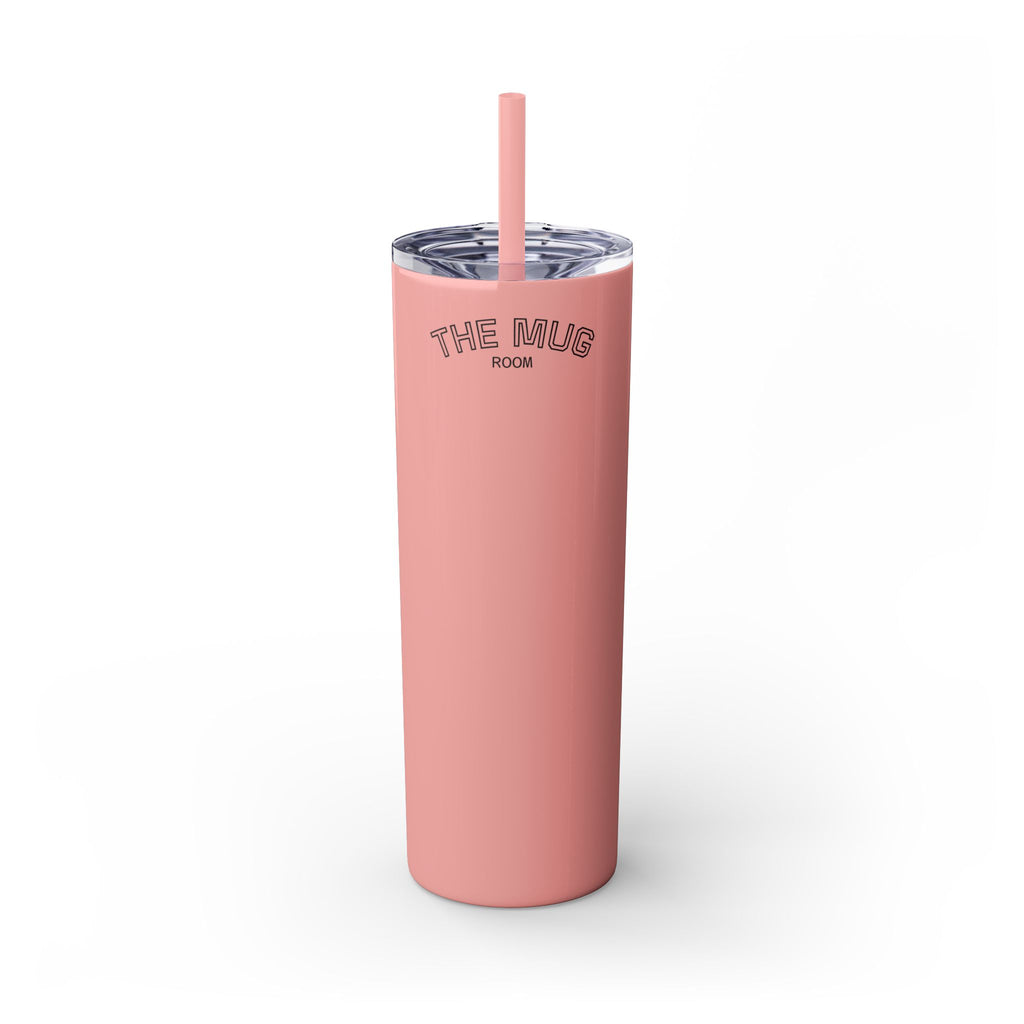Skinny 20oz Straw Tumbler – 'The Mug Room' Minimalist Insulated Travel Cup