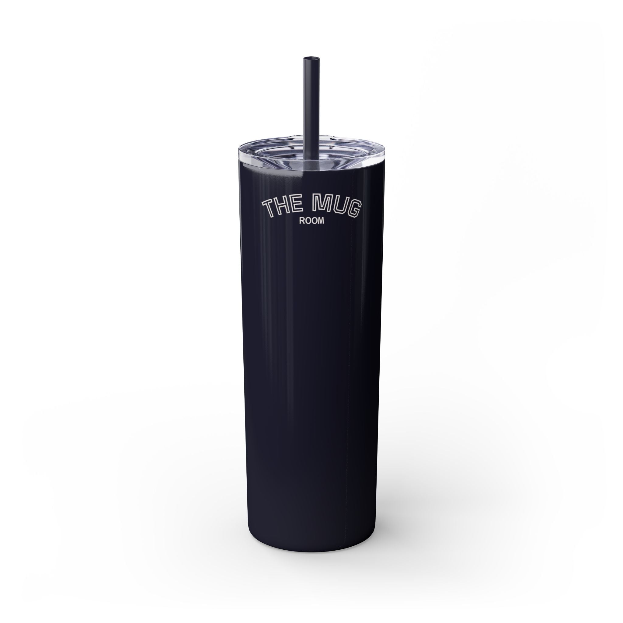 Skinny 20oz Straw Tumbler – 'The Mug Room' Minimalist Insulated Travel Cup