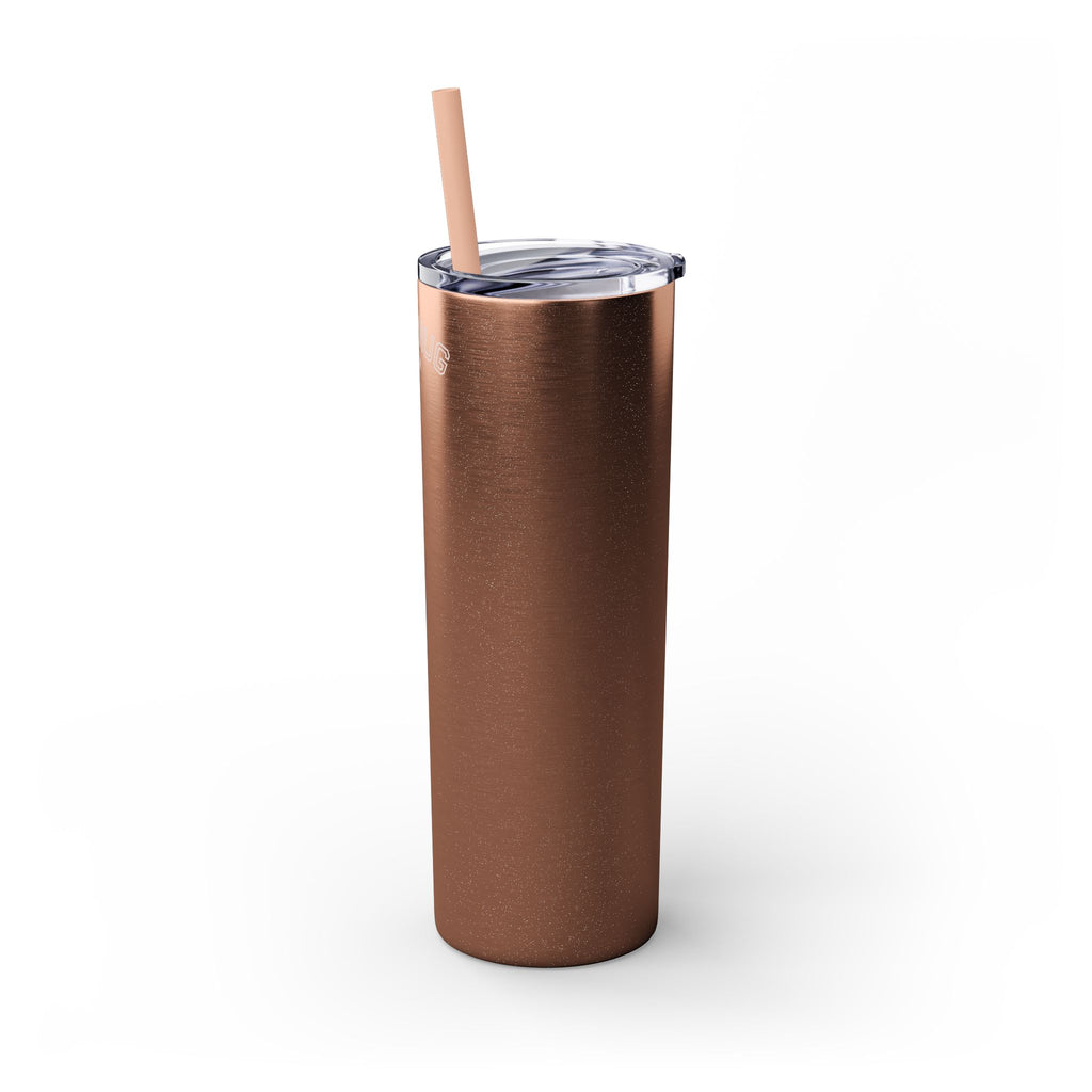 Skinny 20oz Straw Tumbler – 'The Mug Room' Minimalist Insulated Travel Cup