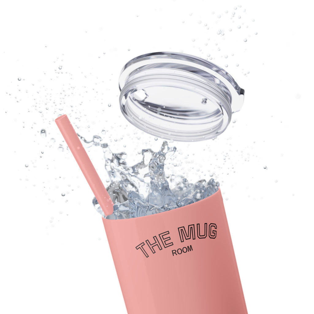 Skinny 20oz Straw Tumbler – 'The Mug Room' Minimalist Insulated Travel Cup