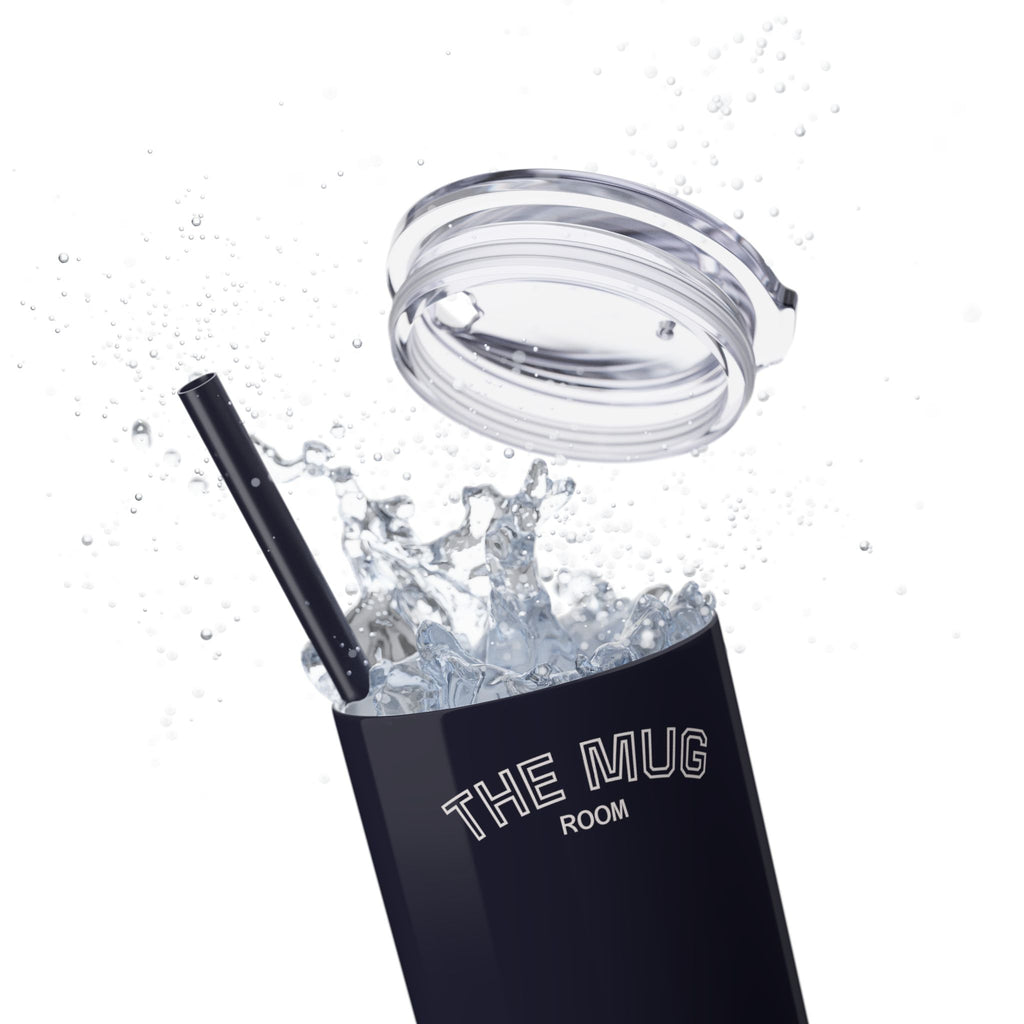 Skinny 20oz Straw Tumbler – 'The Mug Room' Minimalist Insulated Travel Cup