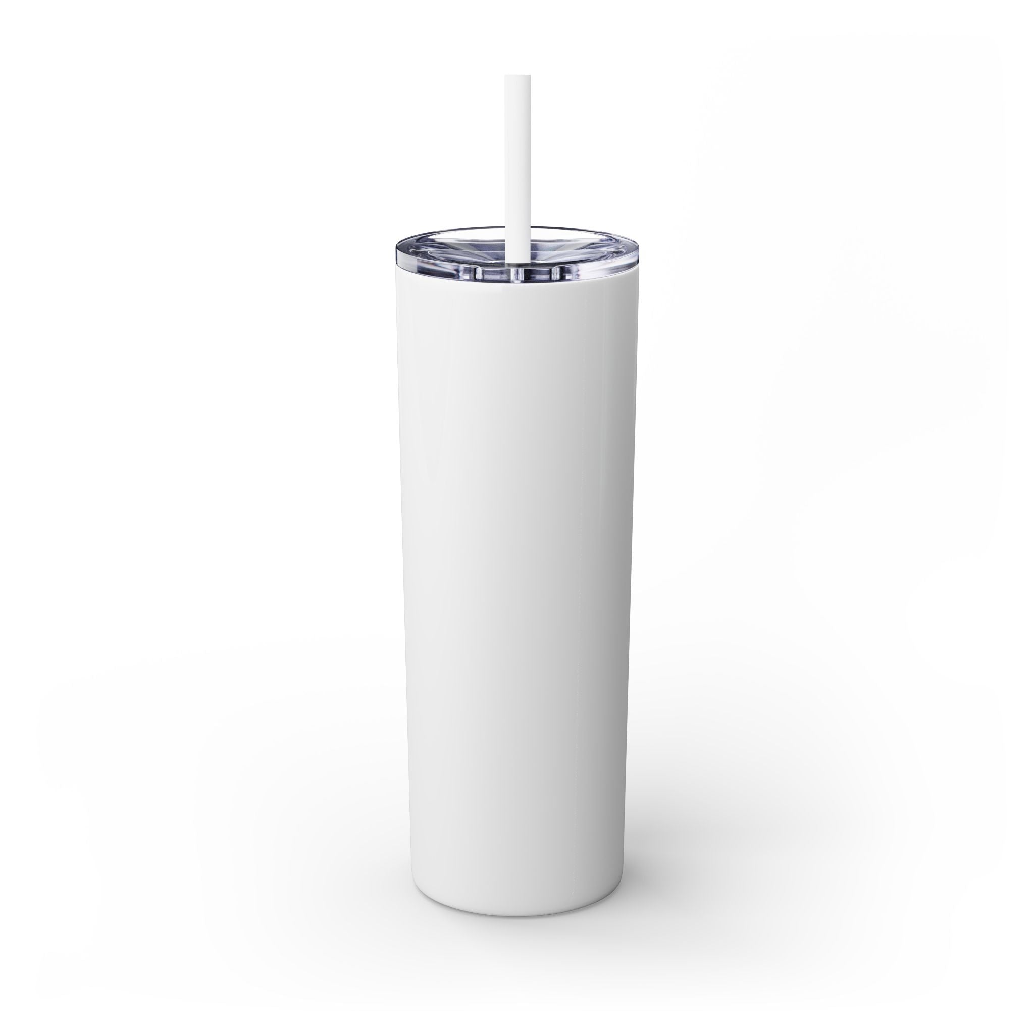 Skinny 20oz Straw Tumbler – 'The Mug Room' Minimalist Insulated Travel Cup