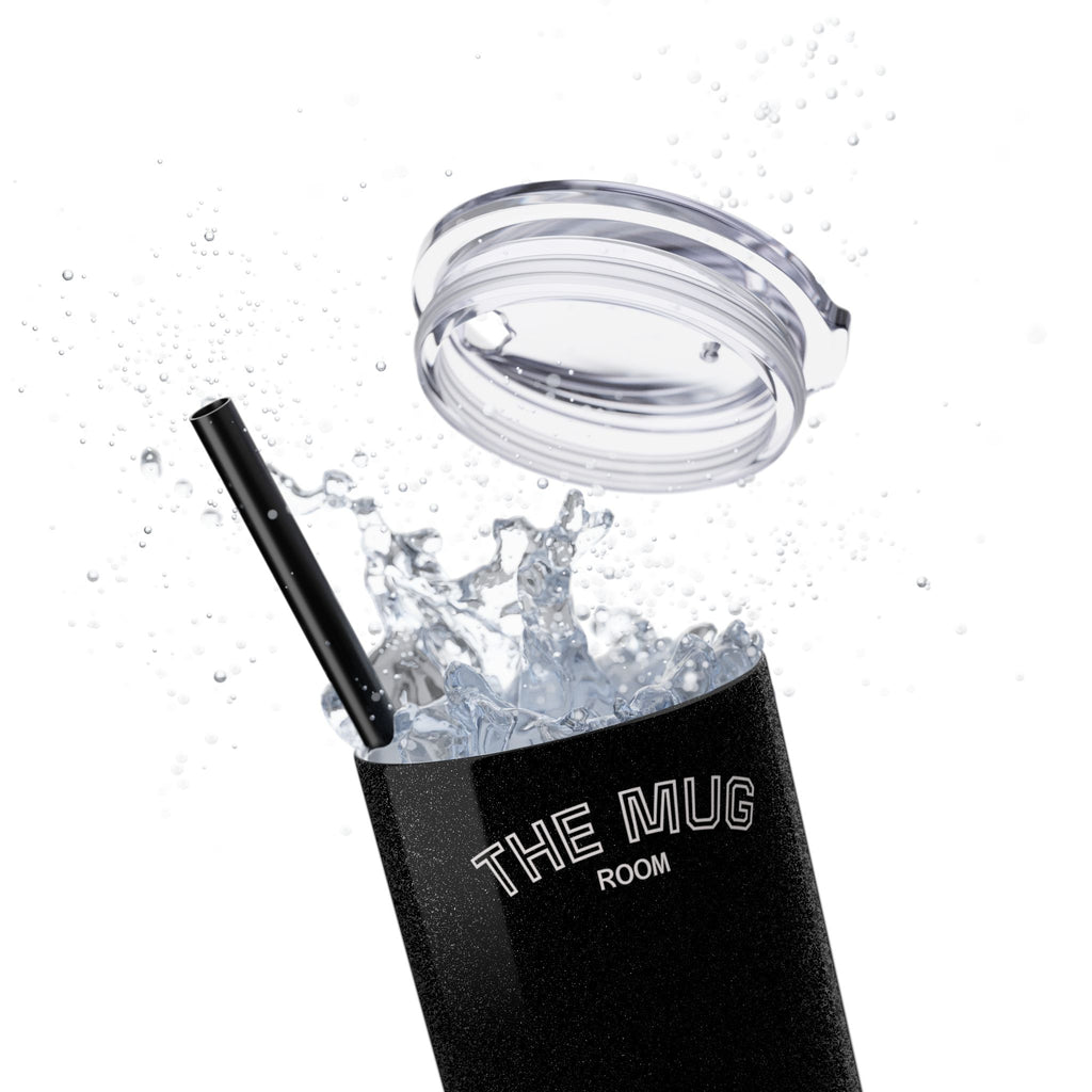Skinny 20oz Straw Tumbler – 'The Mug Room' Minimalist Insulated Travel Cup